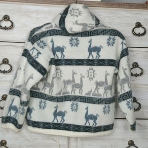 Sweaters - Vintage hand made hooded wool sweater Sweaters - Vintage hand made hooded wool sweater